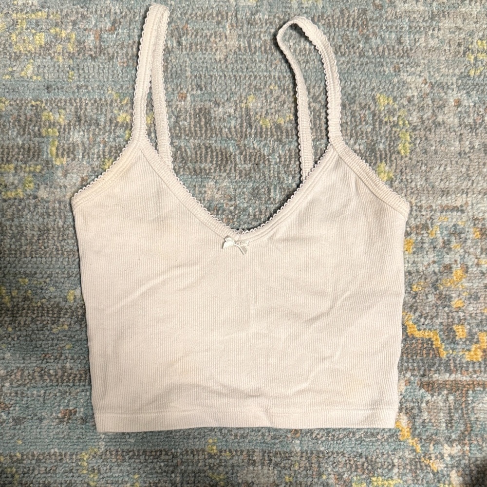 Sunday Best Cream Tank Top